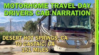 DRIVING OUR CLASS A MOTORHOME THROUGH LOS ANGELES CA TRAFFIC | DRIVER'S CAB VIEW NARRATION | EP157