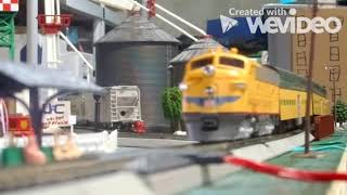 freight and commuter trains on my HO scale layout