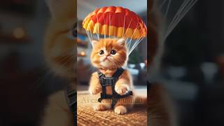 #funny #ai funny flay cat