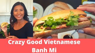 Vietnamese Street Food How To Make Banh Mi |  Crazy good Vietnamese Baguette | Asian BBQ sandwitch