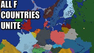 What If All The F Countries Unite?! (Ages Of Conflict)