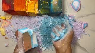 Dyed And Plain Jane With Holi Powder Gymchalk|| Edit Compilation || Oddly Satisfying || ASMR Astha02