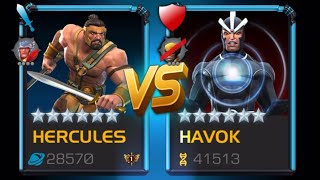 R5 ascended Herc battlegrounds fights Mcoc