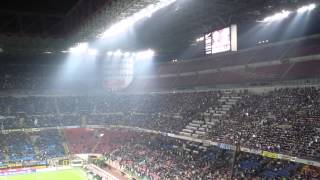 Inter - Roma 0-3 (05.10.2013) - Le Formazioni (ripresa dalla curva)