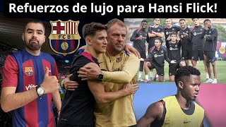 🔵🔴 REFUERZOS DE LUJO PARA HANSI FLICK! GAVI - ANSU FATI YA ENTRENAN CON EL BARÇA! GRAN NOTICIA!👋🏾