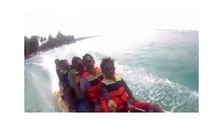 detik detik banana boot terguling #pulautidung