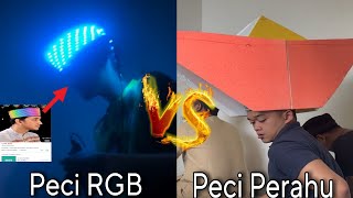 Peci RGB VS Peci Laut Karam 😋...