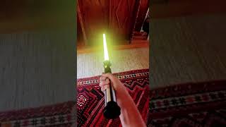 Insane neopixel lightsaber demo!! #starwars #lighsaber #cool