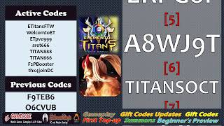 6th New Gift Code Update Elemental Titans