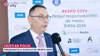 Cristian Pocol, Președintele Asociației RESPO DEEE, despre concursul RESPO CITY, ediția 2024