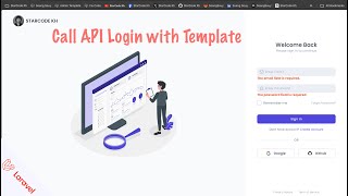 Laravel Call API Login with template