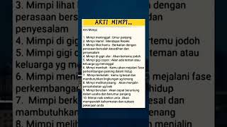 Arti mimpi #shorts #story #motivasi #inspirasi #bisnis #sukses