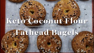 Keto Coconut Flour Fathead Bagels生酮椰子粉贝果