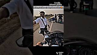 Chapri rider v/s Hayabusa biker🤬|| #_ytshorts_ #_trending 🔥🔥 @MotovloggerVijayStuntz