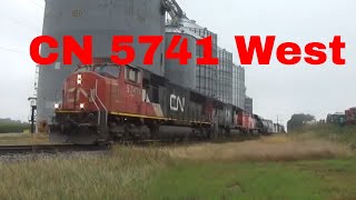 CN 5741 Leads M337 Weast at Alworth