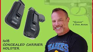 UN-packaging & Review Universal IWB Concealed Carrier Holster fits Beretta,  1911, Glock, Automatics