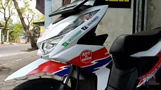 WRAPP MOTOR CYCLES HONDA DECAL LIVERY