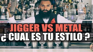 🔥 JIGGER VS METAL POUR / ELIGE TU ESTILO🔥  #tutorial #cocktail #español