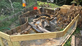 Tortoise/Box Turtle Pen Build (Part 1) | Stream & Pondless Waterfall