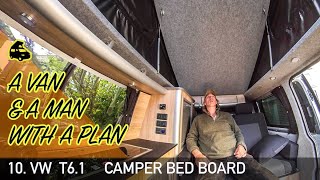 10. fitting a bed board to a VW T6.1 campervan