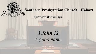 Afternoon Worship - 2024-11-17 - 3 John 12