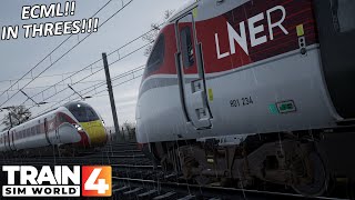 TSW4!!!: CLASS 801!!! | East Coast Main Line!!! | In Threes!!!