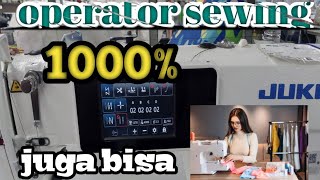 cara program jarum1 juki Automatik, operator jahit juga bisa lakukan ini..