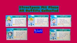 I Collected All Hats & Outfits For Streetpass Mii Plaza Nintendo 3DS & Nintendo 2DS