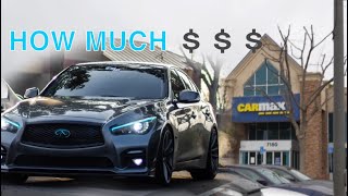 Q50 REDSPORT 400 Goes To CarMax // Is it worth it? // Carbon Lip Install