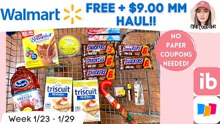 FREE + $9.00 MM WALMART HAUL || Ibotta Deals + Clearance!! (1/23-1/29)