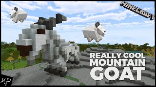 Большая СТАТУЯ ГОРНОГО КОЗЛА в MINECRAFT 1.17/ How to build a Mountain Goat Statue