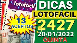 Lotofácil 2427. Dicas e Análises para Hoje 20/01.