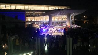 http://www.athenswalk.net Athens Acropolis museum concert below full moon 22 August 2013 part 2