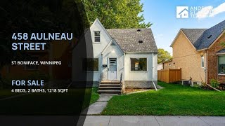 House for Sale | 458 Aulneau Street | St Boniface, Winnipeg