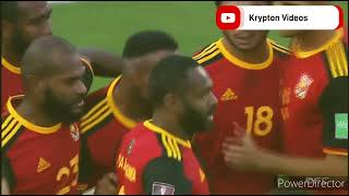 Tommy Semmy of PNG Scores historic Goal against New Caledonia in WC qualifier.