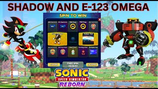 E-123 Omega and Riders Shadow Are In Sonic Speed Simulator!!!