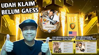 CARA MENYELESAIKAN MISI & KLAIM DONOVAN OVR 113 TITAN TROFI FIFA MOBILE