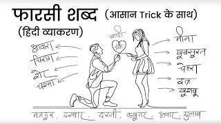 फारसी भाषा के शब्द (हिंदी व्याकरण) / farsi shabd - Tricks / Hindi grammar / ssc/ vyapam