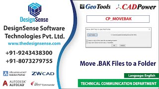 CP MOVEBAK English (Move your .BAK files automatically using CADPower)