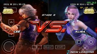 TEKKEN 6 PPSSPP - Violet (Arcade Mode) ULTRA HARD !!