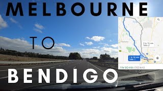 MELBOURNE TO BENDIGO TIME LAPSE (4K)