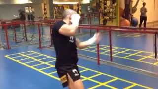 Iron Mike Zambidis training