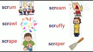 Phonics for Kids / Vowel for kids / Reading phonics for kids / How to read scr sound  / Vowel Blends