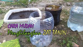 Cara Menghilangkan Zat Tanin Cocopeat