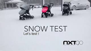 NXT90 Snow Test Let’s test the different wheels of the NXT90 Collection