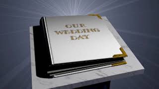 Wedding Album intro template Video Background