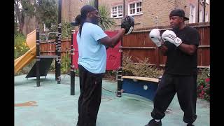 Basic Sanda Pad Drills ; Five Ancestors Fist Kung Fu. ☯️⛩️⛩️🥊🥊👊🏾🥋