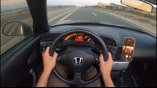 STOCK 2005 Honda S2000  | POV TEST DRIVE (VTEC)