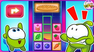 Fun Food Block Tetris Challenge! 🍕🧩 Play & Learn with Friends 🤩 | Om Nom Stories by Baby Cars