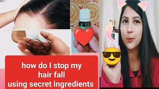 how do I stop my hair fall using an amazing products ❤️😍Try once before going to doctor ✌️👍❣️:⁠^⁠)